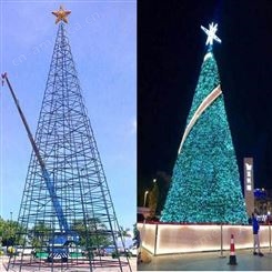 利达文仪4米5米6米7米8米9米10米12米大型圣诞树框架套餐商场酒 店户外装饰节日专用全国发货