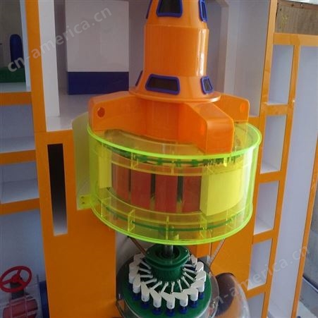 强联模型 混流式水轮发电机模型 混流式水轮发电机本体模型 水轮机调速原理演示板 水电站模型