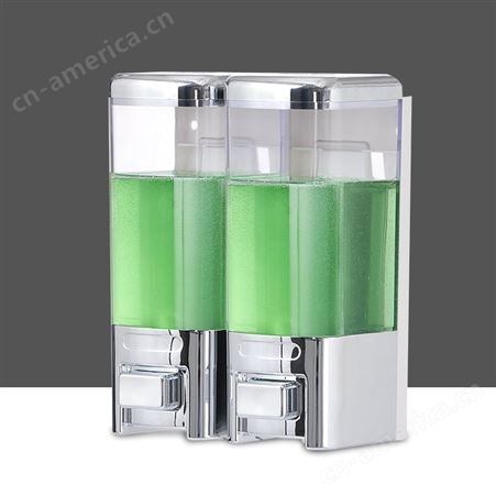 洗手液盒皂液器壁挂式洗洁精机按压瓶沐浴露分装瓶挂壁器V-8102