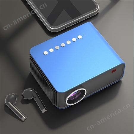 跨境新品T4高清迷你家用微型便携式投影仪同屏手机投影机