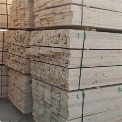 工程木方 木材加工厂家直供10x10白松工地方木呈果木业