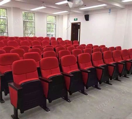 会议厅剧院礼堂椅学校带写字板椅子报告厅电影院联排椅