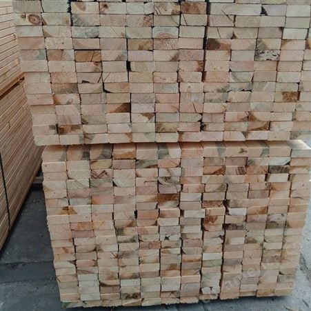 俄罗斯白松 呈果木业 加工批发3米建筑木方质优价廉