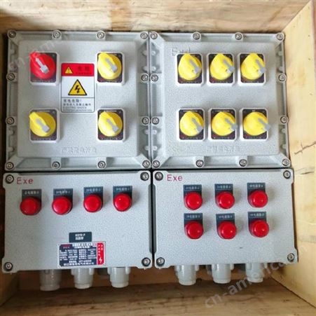 吉林防爆应急照明箱BXM52-6K 防爆双电源控制箱厂家定做