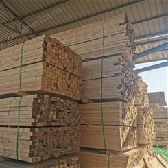 木方价格 呈果木业批发4x7辐射松建筑木方报价公道稳定性好