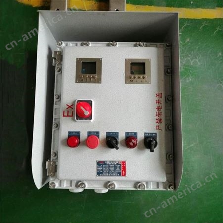 依客思 BXK不锈钢防爆仪表控制箱带按键操作 硫化厂防爆仪表箱
