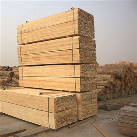 工地用方木 呈果建筑方木生产厂家 5x9辐射松木方