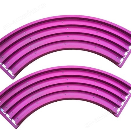 厂家生产销售转弯链条弯轨 尼龙U型链板导轨 尼龙磁性弯轨可定制