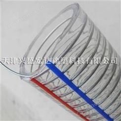 加厚PVC透明钢丝软管 耐高温塑料水管增强软管