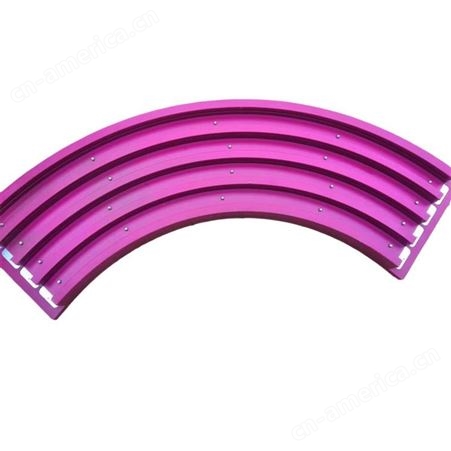 厂家生产销售转弯链条弯轨 尼龙U型链板导轨 尼龙磁性弯轨可定制
