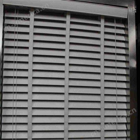 厂家定制 电动铝合金百叶窗 可关闭通风百叶窗 远程摇控调节 百叶铝合金门窗