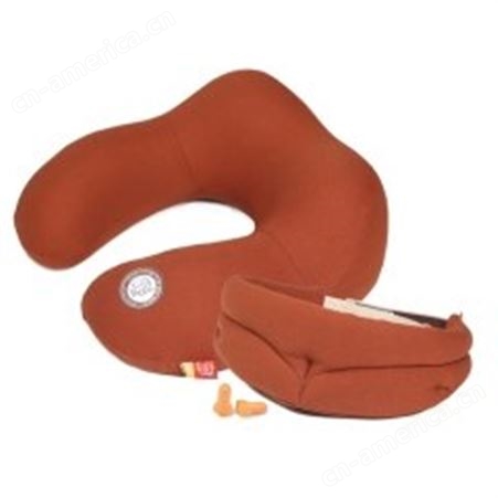 红素记忆棉U型枕护颈枕飞机旅行枕 记忆午睡枕头眼罩套装 300个起订不单独零售