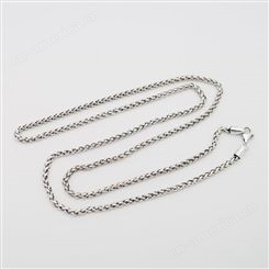 欧美时尚990银个性扁片28寸锁骨项链 电镀模具加工厂家