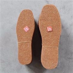 厂家批发冬季男女通号驼色羊毛毡鞋垫