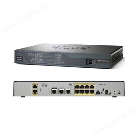 Cisco思科 C891FJ-K9企业级8端口千兆集成服务路由器