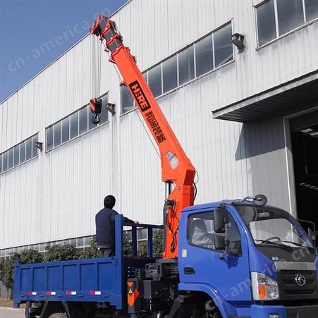 江苏和润高空作业机械随车吊6吨直臂起重机报价技术图纸及图片