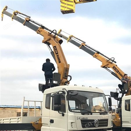 江苏和润 8吨折臂随车吊 起重机报价 高空作业车 技术图纸