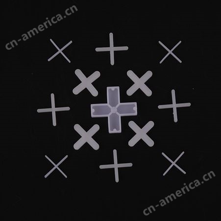 供应贴瓷砖定位十字架 4mm塑料十字架 瓷砖 地砖十字卡 留缝工具