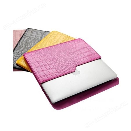 通用平板电脑保护套 适用MacBook Pro鳄鱼纹平板电脑内胆包 平板皮套订做厂家