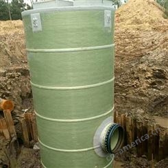 地埋式提升泵站 预制泵站 定制 玻璃钢污水泵站 供应