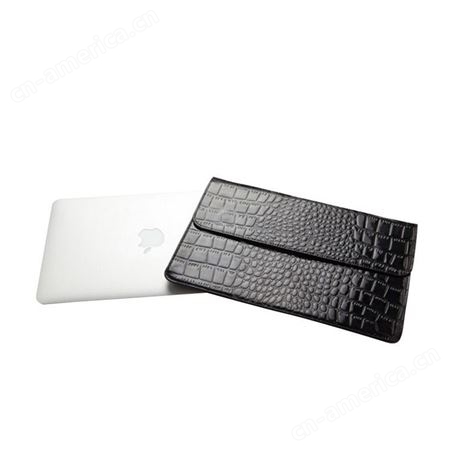 通用平板电脑保护套 适用MacBook Pro鳄鱼纹平板电脑内胆包 平板皮套订做厂家
