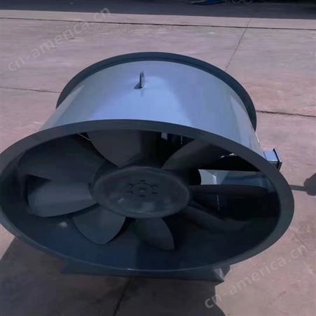 贯美空调 HTF 武城3c消防排烟风机 地下室排烟风机安装方法图片