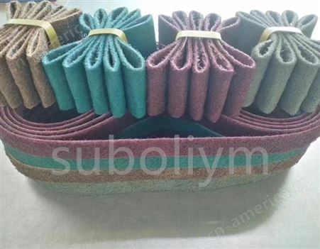 红蓝黄灰进口3M尼龙砂带 不锈钢拉丝打磨抛光砂带纤维环带环形带