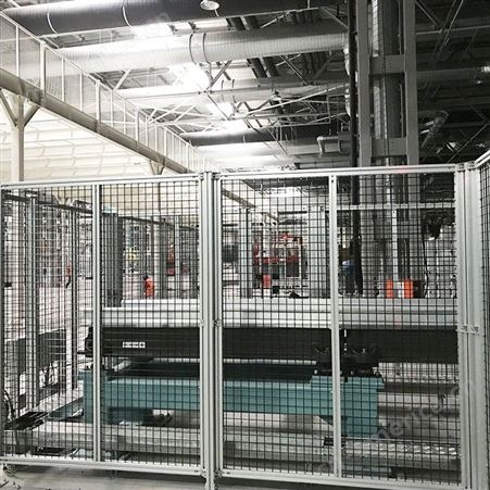 机器人工业围栏 机器防护网 仓库隔离网 安全防护栏 优惠  非标定制