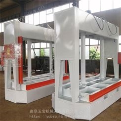 玉宝液压式冷压机50吨木板门板皮压板机 复合压模压板机