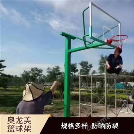 西乡塘区ALM-207防水燕式篮球架送货安装