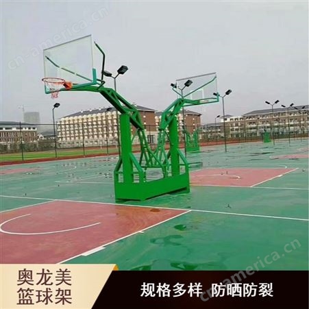 西乡塘区ALM-207防水燕式篮球架送货安装
