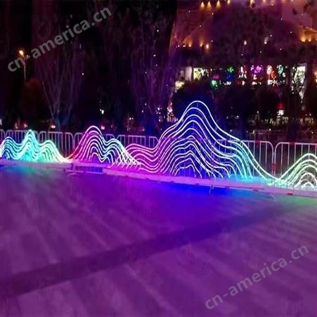 定制LED梦幻灯光节圣诞美陈户外广场景区