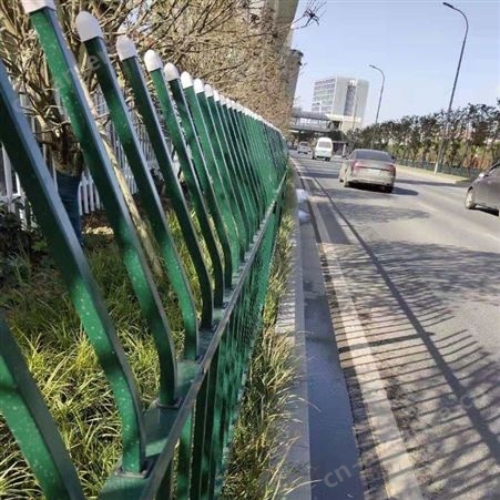 上海喷塑公园围墙锌钢护栏-庭院隔离围栏-舟山防护锌钢护栏浙江胜皇