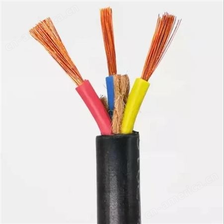 厂家批发 橡胶电缆防水电缆室外移动用软电缆YC 3*2.5+1