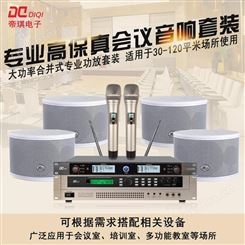帝琪办公会议系统报告厅发言扩声系统会议室多媒体室设备一拖二无线手持话筒DI-3802A