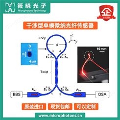 筱晓光子干涉型单模微纳光纤传感器耐高低温光电传感器供应商
