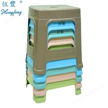 四川厂家生产塑料凳子加厚成人 方凳圆凳高凳用塑料凳子加厚成人