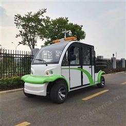 咸阳公园景区演艺物资搬运蓬式电动货车参考图片