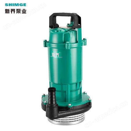 新界潜水泵QX25-12-1.5K3立式380V耐磨工业商用1.5kw废水排污泵