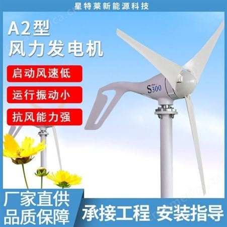A2可定做海上风力发电机 山西离网发电系统 牧区用风力发电设备 订购风力发电设备