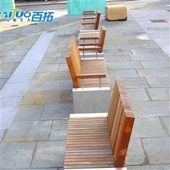 长沙防腐木休闲椅设计
