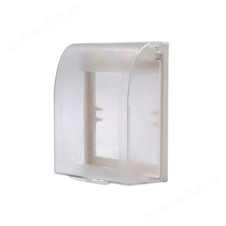 开关保护盖罩86型卫生间浴室加高透明粘贴式插座白色防水防溅盒