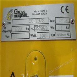 部分型号有库存GAUSS MAGNETI电磁吸盘GAUSS MAGNETI磁性分离器