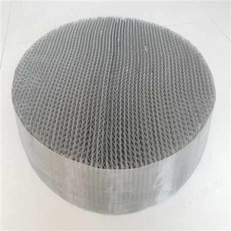 不锈钢波纹规整填料 304/316材质金属孔板波纹填料 化工填料