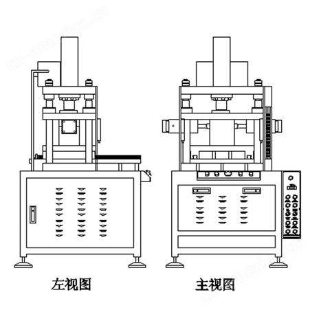厂家供应定制四柱推拉油压机MQF303冲水口油压机,各种油压机