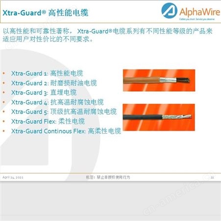 上海恒萨实业一级代理阿尔法电线电缆alpha wire现货库存：7055/19 RD001