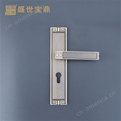 雄冠 GM552-G52门锁 室内锁具 纯铜原木门实木门铜锁