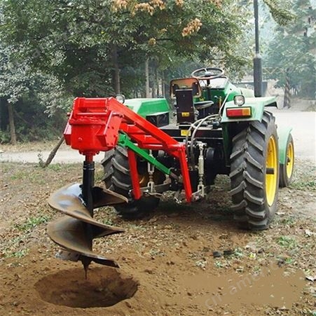 大功率地钻机挖坑钻孔机 农用汽油打桩钻土栽树种植电杆打洞机