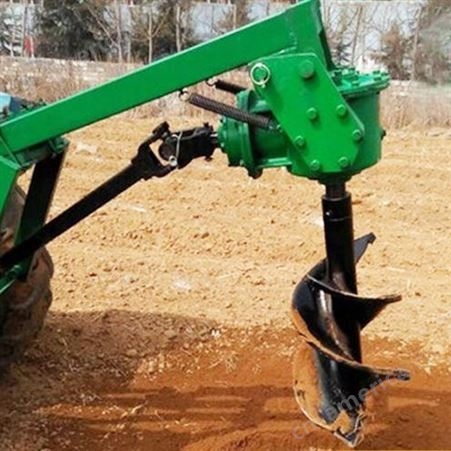 大功率地钻机挖坑钻孔机 农用汽油打桩钻土栽树种植电杆打洞机
