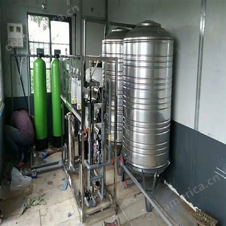 反渗透净化水设备支持定制 酒厂饮料厂用水 单级20吨 峻峰